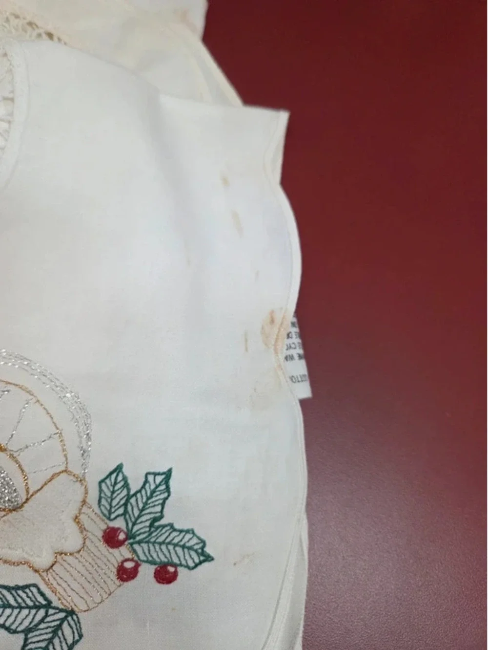 VTG Holiday table linens